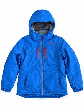 L.L. Bean Thinsulate Ski Jacket Hooded Winter Parka Blue Kids Coat XL 18